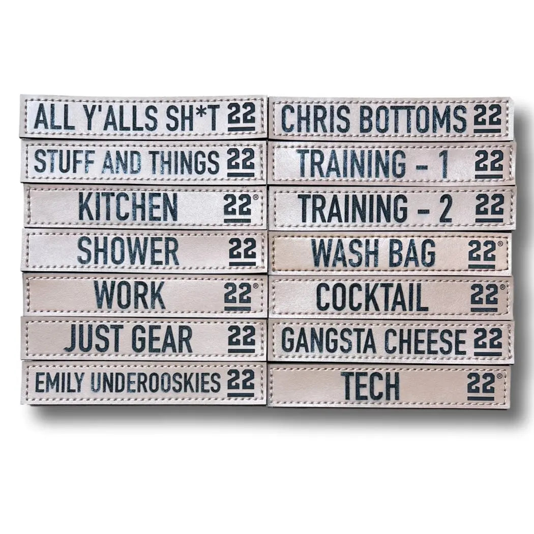 Custom Lasered Easy Write Patch STEP 22 Gear