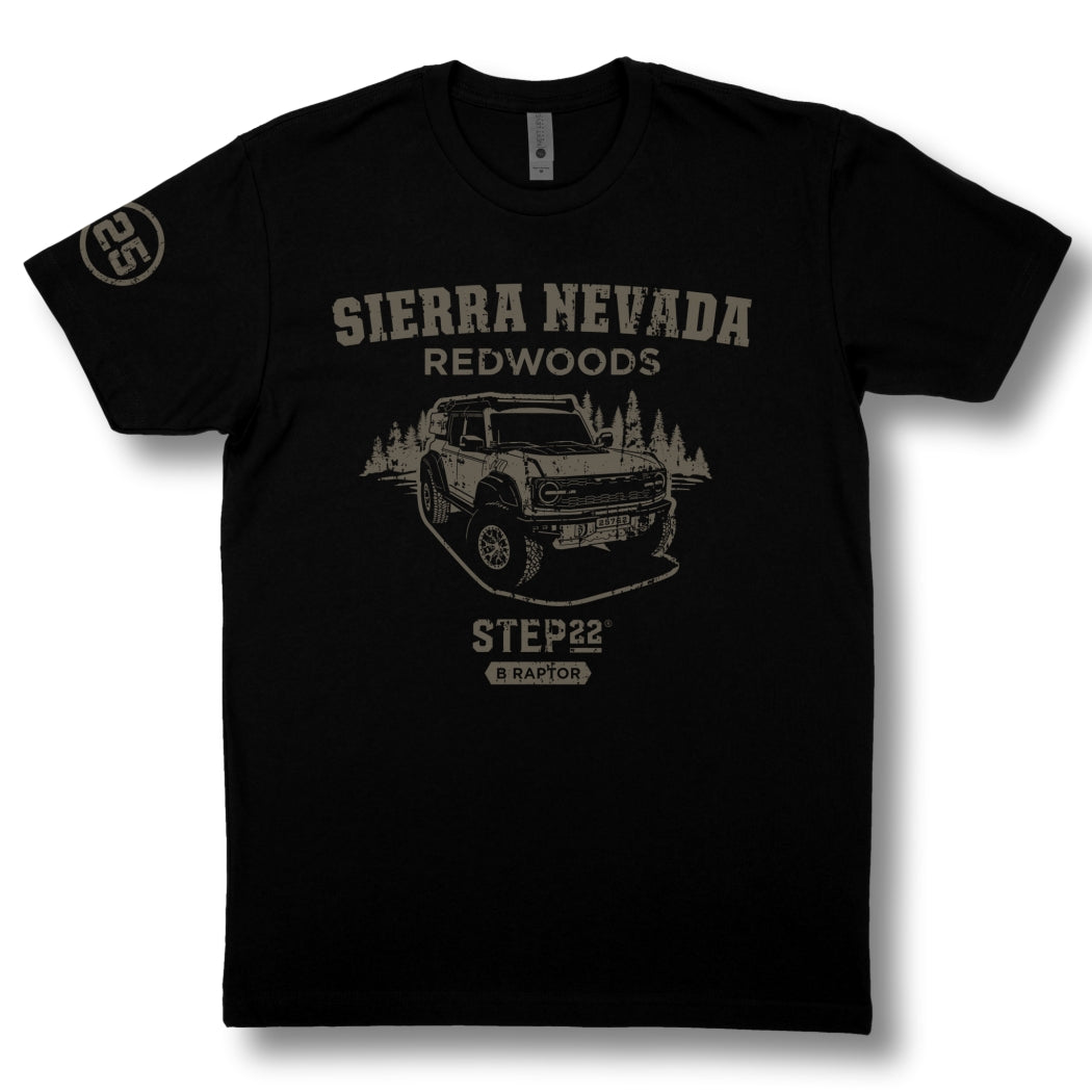 T-shirt édition Redwoods du Bronco Raptor