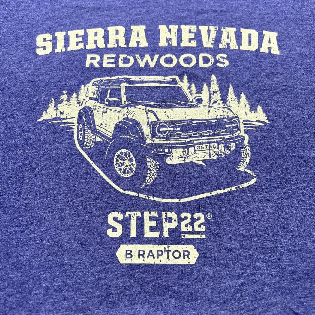 Bronco Raptor Redwoods Edition T-Shirt STEP 22 Gear
