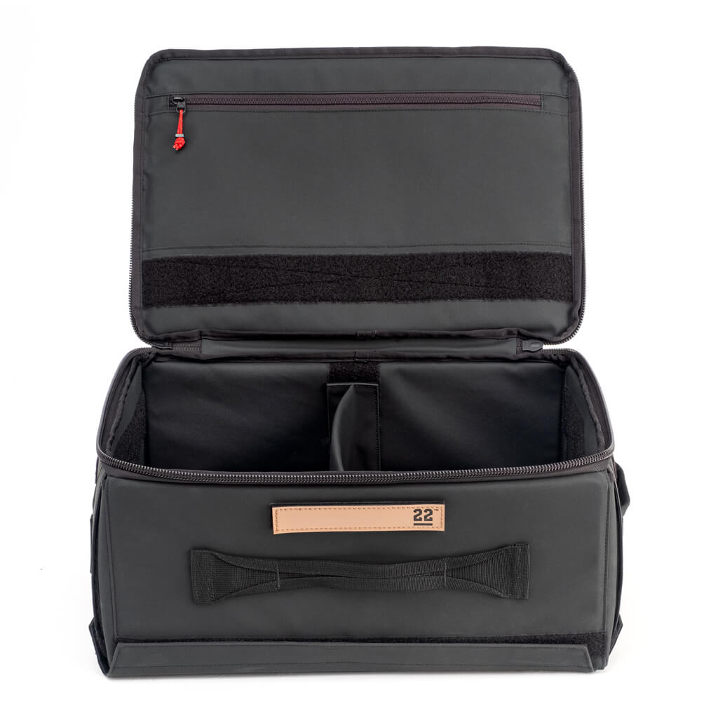 STEP 22 Gear Stingray Flat HD Box Collapsible Gear Storage Box Camp Kitchen Box