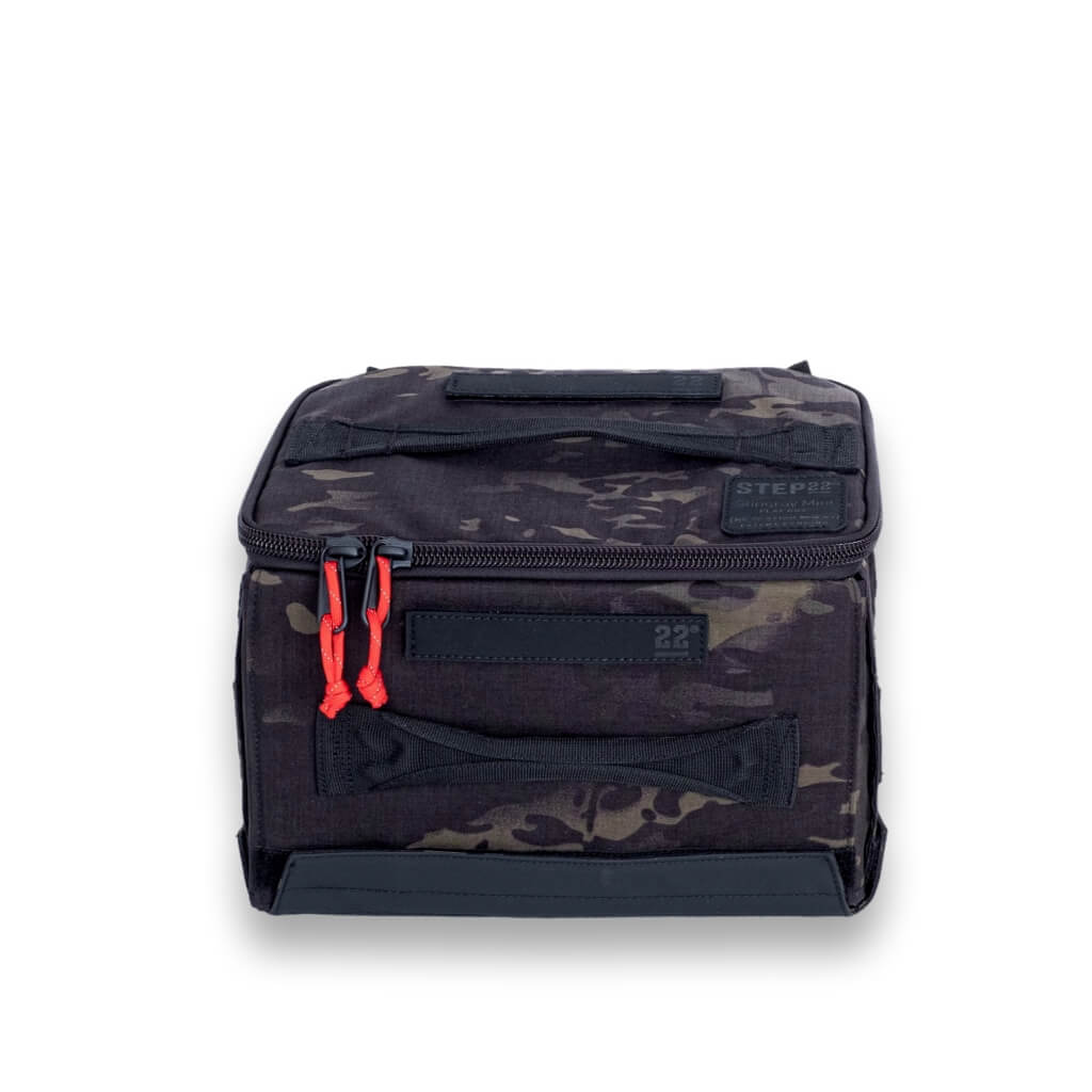 STEP 22 Gear Stingray Flat Box Mini Multicam Black Collapsible Gear Storage Camp Kitchen