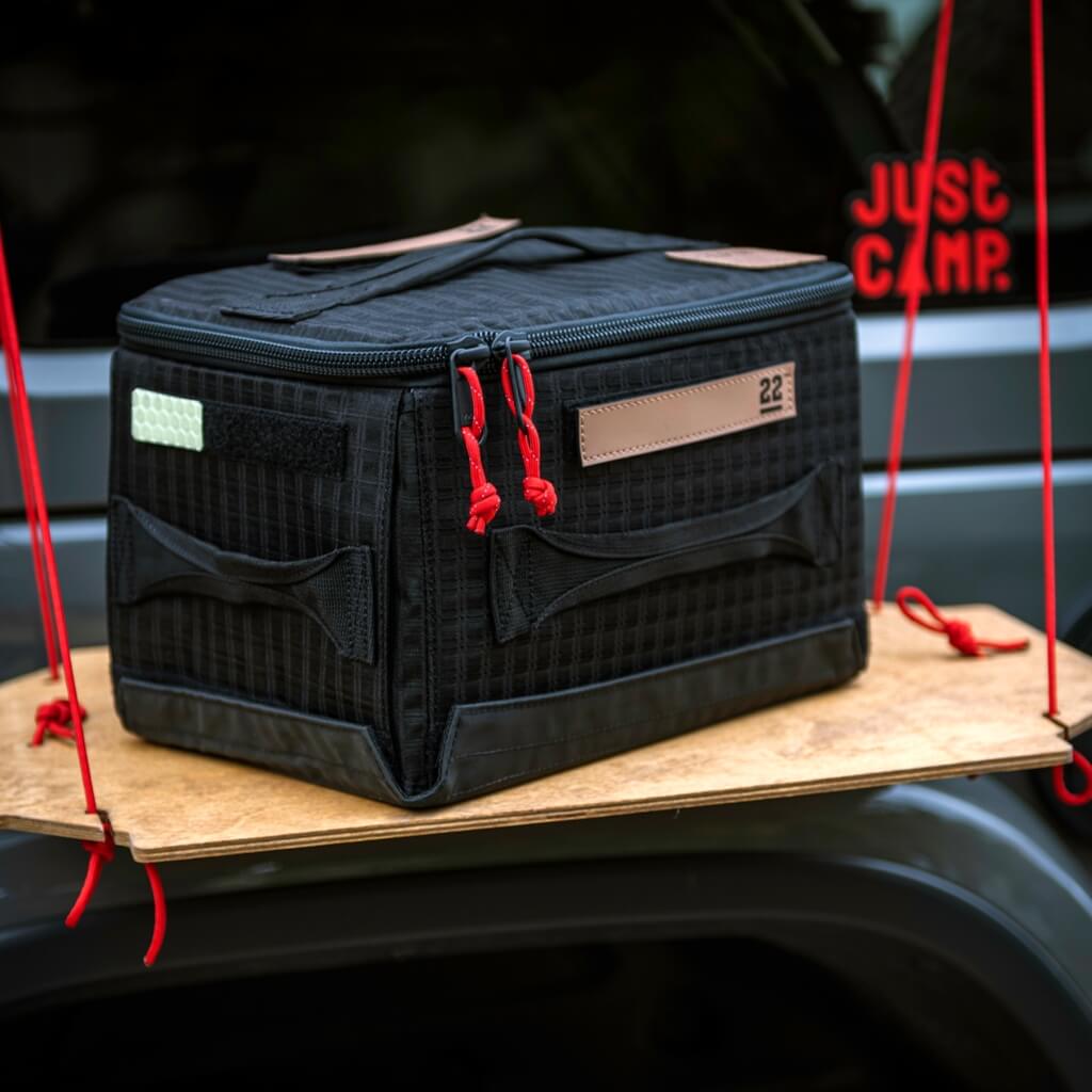 STEP 22 Gear Stingray Flat Box Mini Collapsible Gear Storage Box Camp Kitchen Box